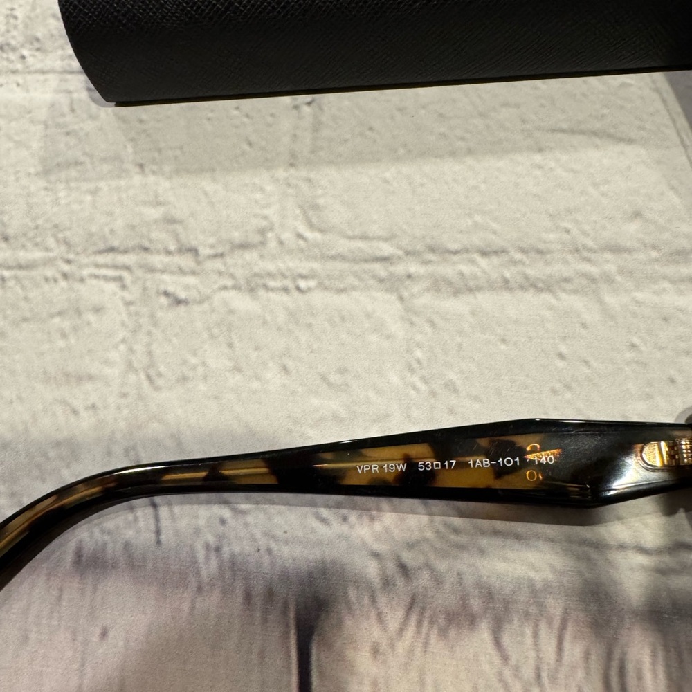 Prada Black Cat-Eye Glasses Bold Design - Picture 6 of 11